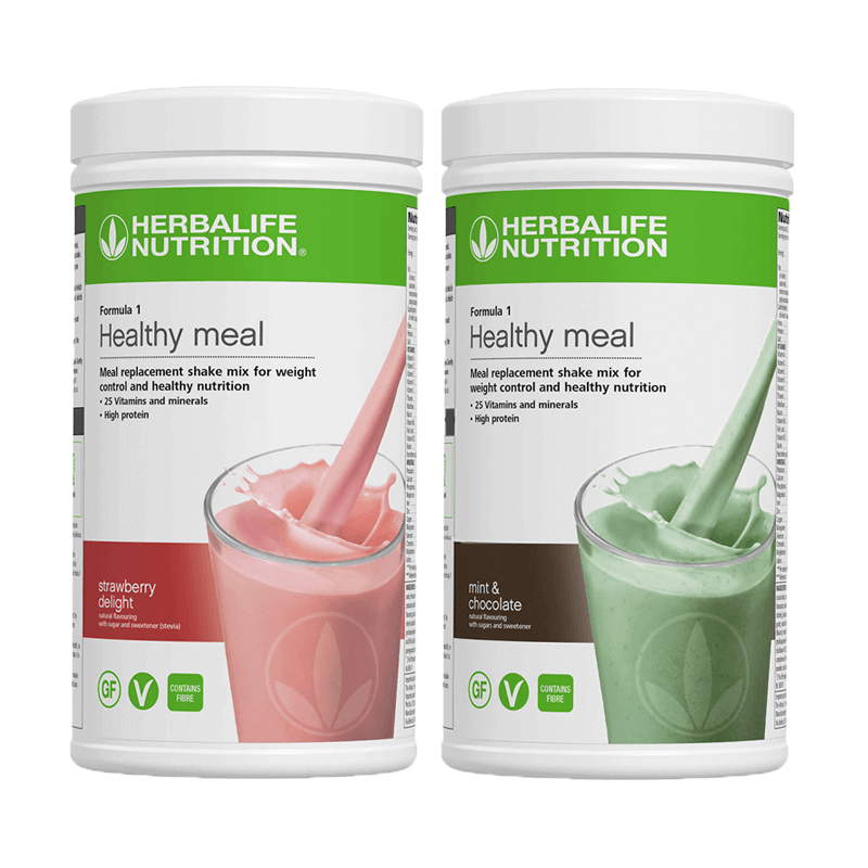 Herbal Nutrition Strawberry Shake Combo: Weight Management Protein Powder 200g + Afresh Lemon, Vegetarian & Organic
